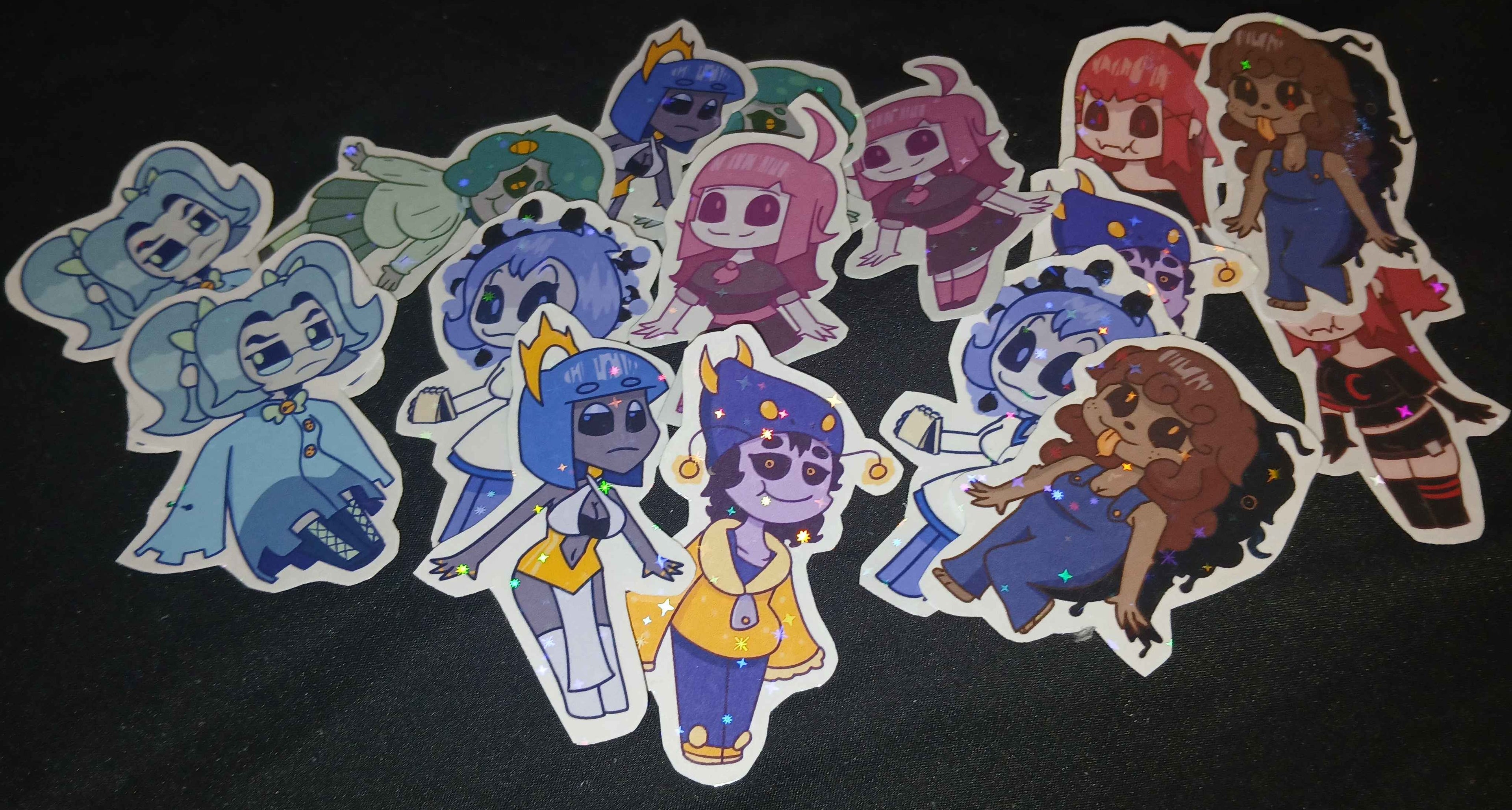 Vibrant Voids Full Sticker Pack! (With Bonus Sticker!)