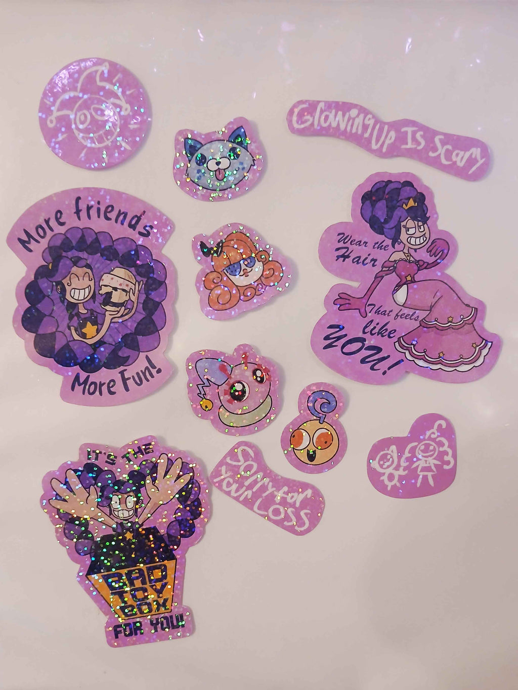 Lily Lovebraids Sticker Sheet (Poppy Playtime)