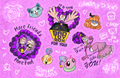 Lily Lovebraids Sticker Sheet (Poppy Playtime)