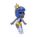 Zoe Sticker (Vibrant Voids)