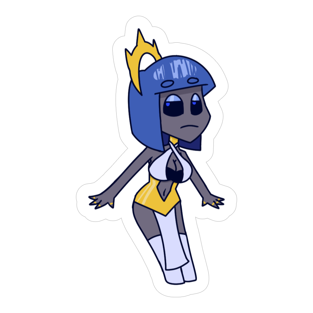 Zoe Sticker (Vibrant Voids)